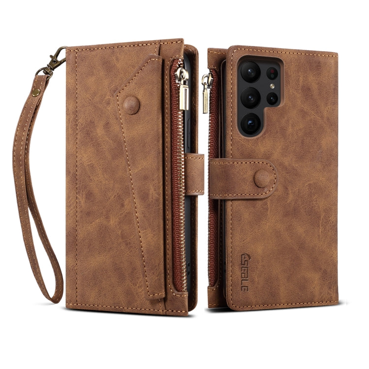 ESEBLE Retro Frosted RFID Flip Leather Phone Case, For Samsung Galaxy S25 FE 5G, For Samsung Galaxy S25 Edge 5G, For Samsung Galaxy S25 5G, For Samsung Galaxy S25+ 5G, For Samsung Galaxy S25 Ultra 5G, For Samsung Galaxy S24 FE 5G�����������������������...