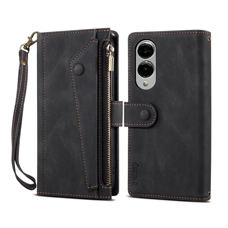 ESEBLE Retro Frosted RFID Flip Leather Phone Case, For Samsung Galaxy S25 FE 5G, For Samsung Galaxy S25 Edge 5G, For Samsung Galaxy S25 5G, For Samsung Galaxy S25+ 5G, For Samsung Galaxy S25 Ultra 5G, For Samsung Galaxy S24 FE 5G�����������������������...