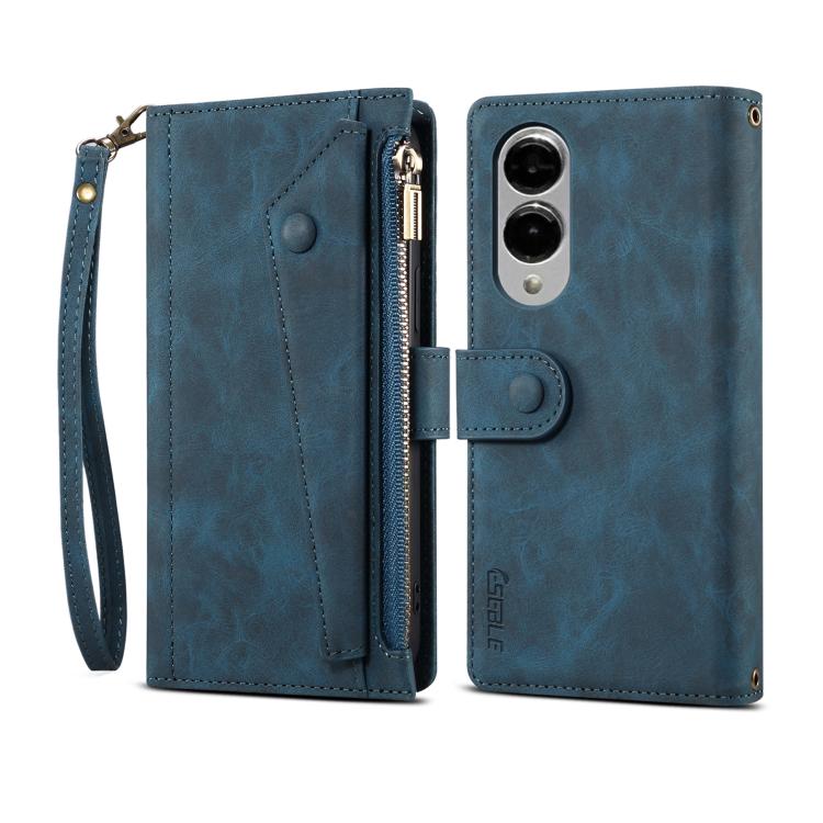 ESEBLE Retro Frosted RFID Flip Leather Phone Case, For Samsung Galaxy S25 FE 5G, For Samsung Galaxy S25 Edge 5G, For Samsung Galaxy S25 5G, For Samsung Galaxy S25+ 5G, For Samsung Galaxy S25 Ultra 5G, For Samsung Galaxy S24 FE 5G�����������������������...