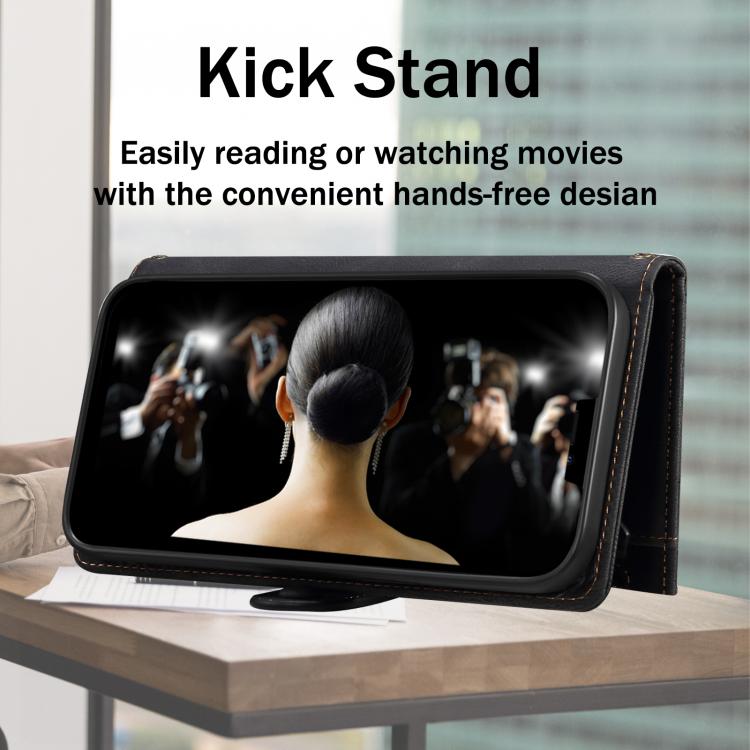 ESEBLE Retro Frosted RFID Flip Leather Phone Case, For Samsung Galaxy S25 FE 5G, For Samsung Galaxy S25 Edge 5G, For Samsung Galaxy S25 5G, For Samsung Galaxy S25+ 5G, For Samsung Galaxy S25 Ultra 5G, For Samsung Galaxy S24 FE 5G�����������������������...