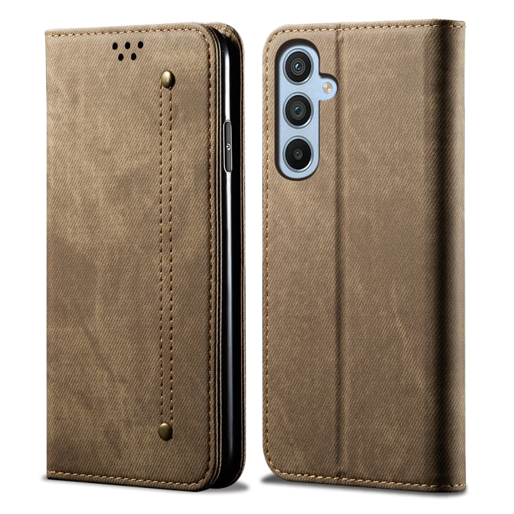 Denim Texture Casual Style Horizontal Flip Leather Case, For Samsung Galaxy S25 FE 5G, For Samsung Galaxy S25 Edge 5G, For Samsung Galaxy S25 5G, For Samsung Galaxy S25+ 5G, For Samsung Galaxy S25 Ultra 5G, For Samsung Galaxy S24 FE 5G�����������������...