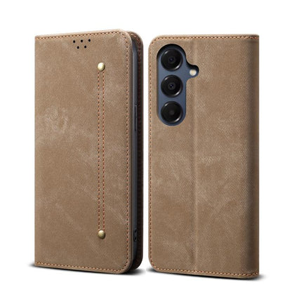 Denim Texture Casual Style Horizontal Flip Leather Case, For Samsung Galaxy S25 FE 5G, For Samsung Galaxy S25 Edge 5G, For Samsung Galaxy S25 5G, For Samsung Galaxy S25+ 5G, For Samsung Galaxy S25 Ultra 5G, For Samsung Galaxy S24 FE 5G�����������������...