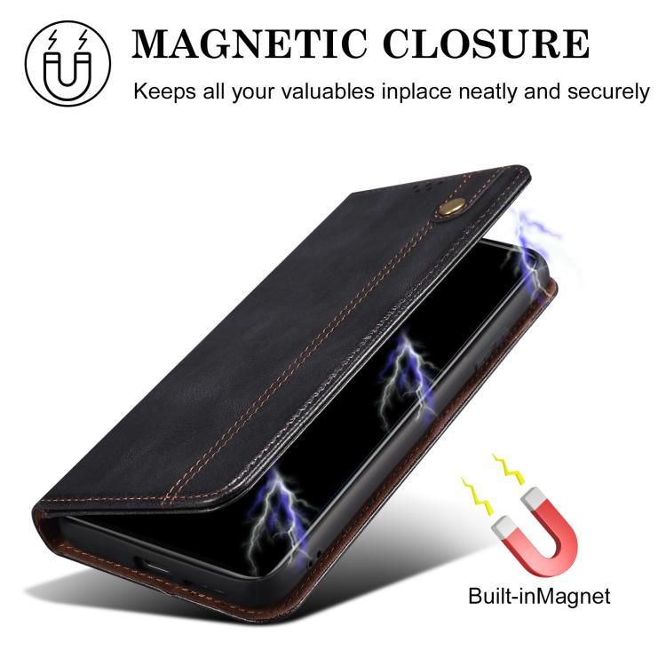 Oil Wax Crazy Horse Texture Leather Phone Case, For Samsung Galaxy S25 FE 5G, For Samsung Galaxy S25 Edge 5G, For Samsung Galaxy S25 5G, For Samsung Galaxy S25+ 5G, For Samsung Galaxy S25 Ultra 5G, For Samsung Galaxy S24 FE 5G��������������������������...
