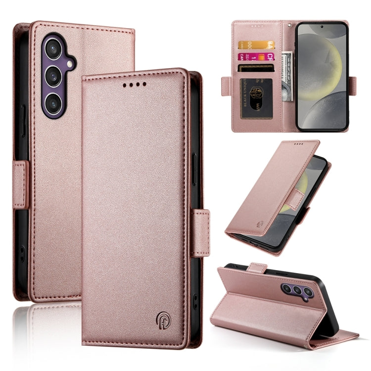 Side Buckle Magnetic Frosted Leather Phone Case