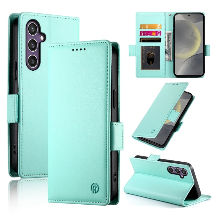 Side Buckle Magnetic Frosted Leather Phone Case