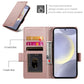 Side Buckle Magnetic Frosted Leather Phone Case
