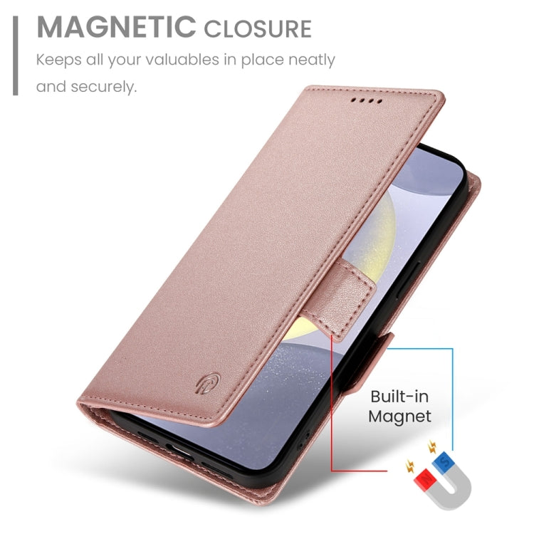 Side Buckle Magnetic Frosted Leather Phone Case