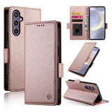 Side Buckle Magnetic Frosted Leather Phone Case
