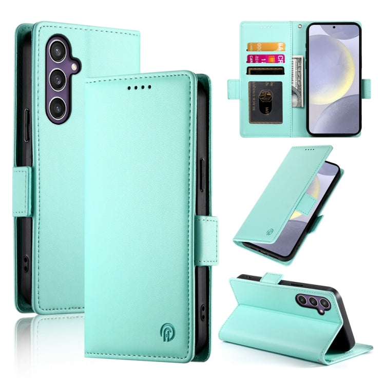 Side Buckle Magnetic Frosted Leather Phone Case