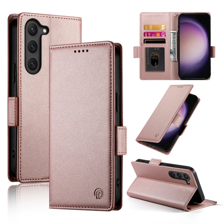 Side Buckle Magnetic Frosted Leather Phone Case