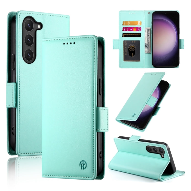Side Buckle Magnetic Frosted Leather Phone Case