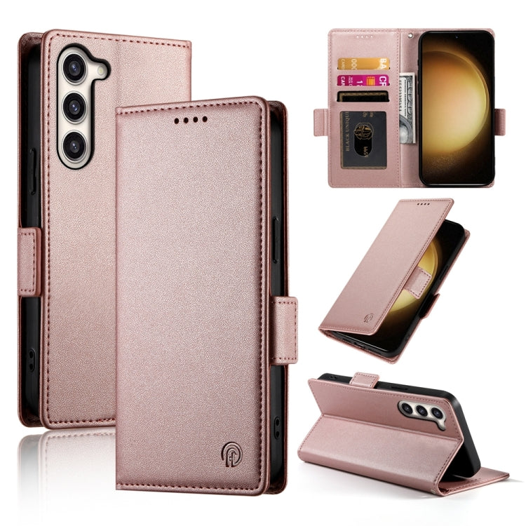 Side Buckle Magnetic Frosted Leather Phone Case
