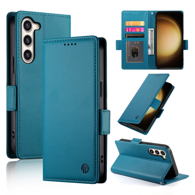 Side Buckle Magnetic Frosted Leather Phone Case