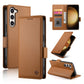 Side Buckle Magnetic Frosted Leather Phone Case