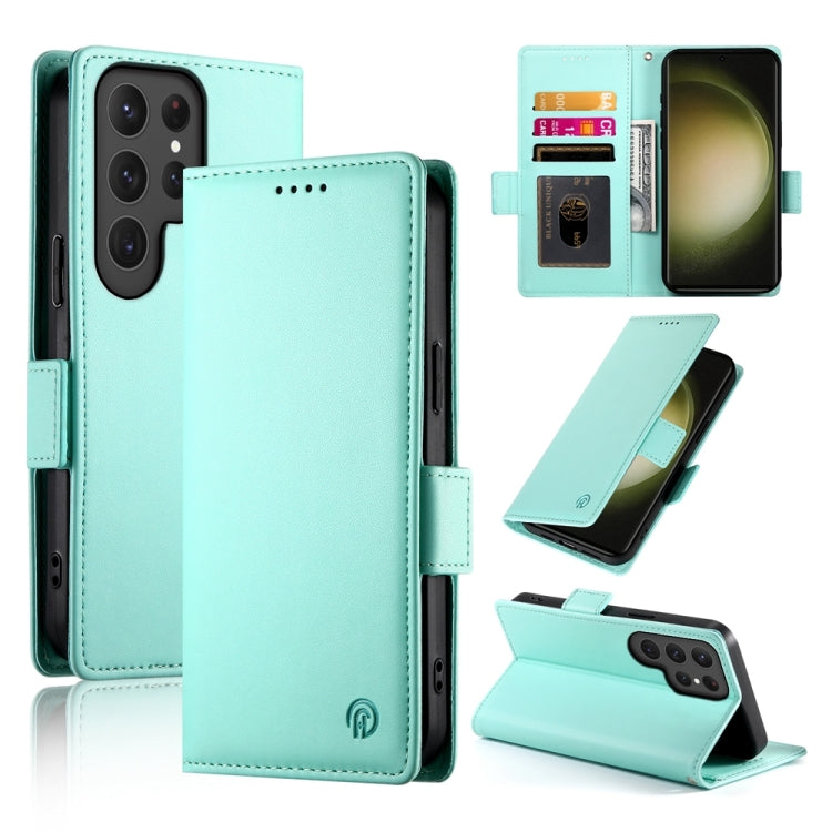 Side Buckle Magnetic Frosted Leather Phone Case