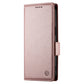 Side Buckle Magnetic Frosted Leather Phone Case