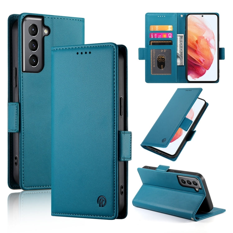 Side Buckle Magnetic Frosted Leather Phone Case