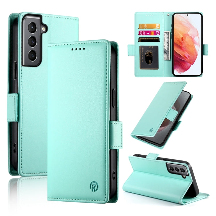 Side Buckle Magnetic Frosted Leather Phone Case