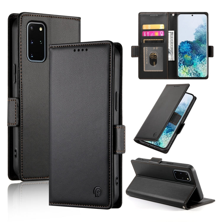 Side Buckle Magnetic Frosted Leather Phone Case