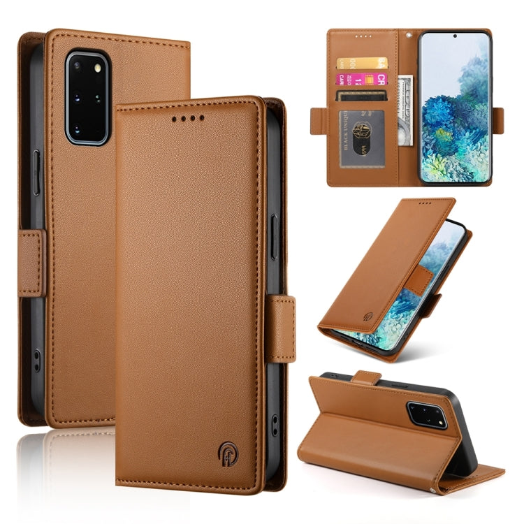 Side Buckle Magnetic Frosted Leather Phone Case