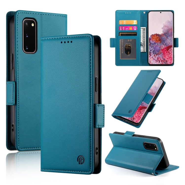 Side Buckle Magnetic Frosted Leather Phone Case