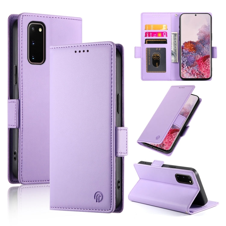 Side Buckle Magnetic Frosted Leather Phone Case