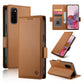 Side Buckle Magnetic Frosted Leather Phone Case