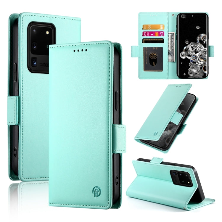 Side Buckle Magnetic Frosted Leather Phone Case