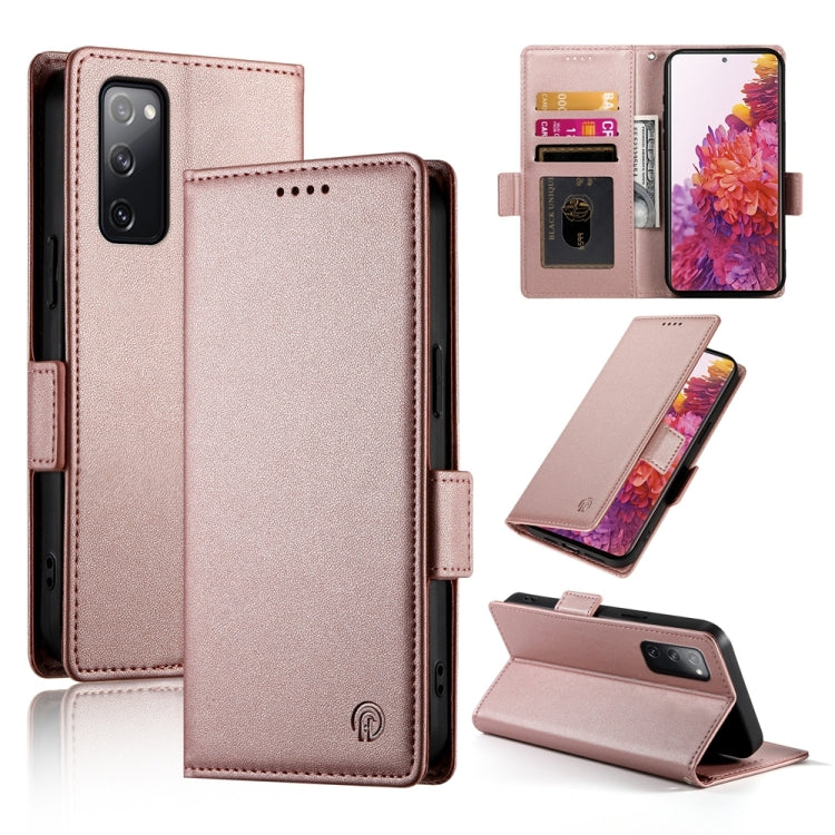 Side Buckle Magnetic Frosted Leather Phone Case