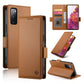 Side Buckle Magnetic Frosted Leather Phone Case