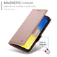 Side Buckle Magnetic Frosted Leather Phone Case