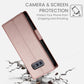 Side Buckle Magnetic Frosted Leather Phone Case