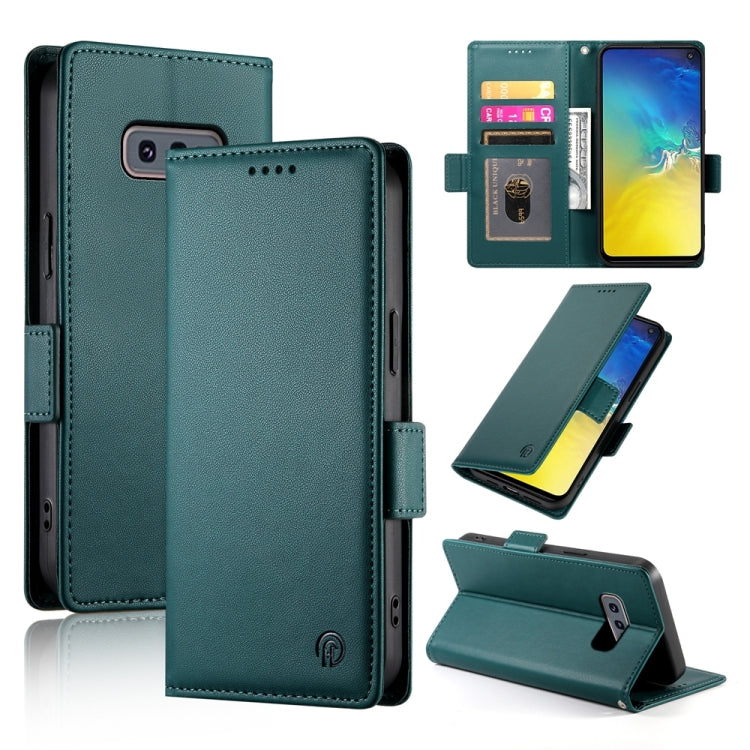 Side Buckle Magnetic Frosted Leather Phone Case