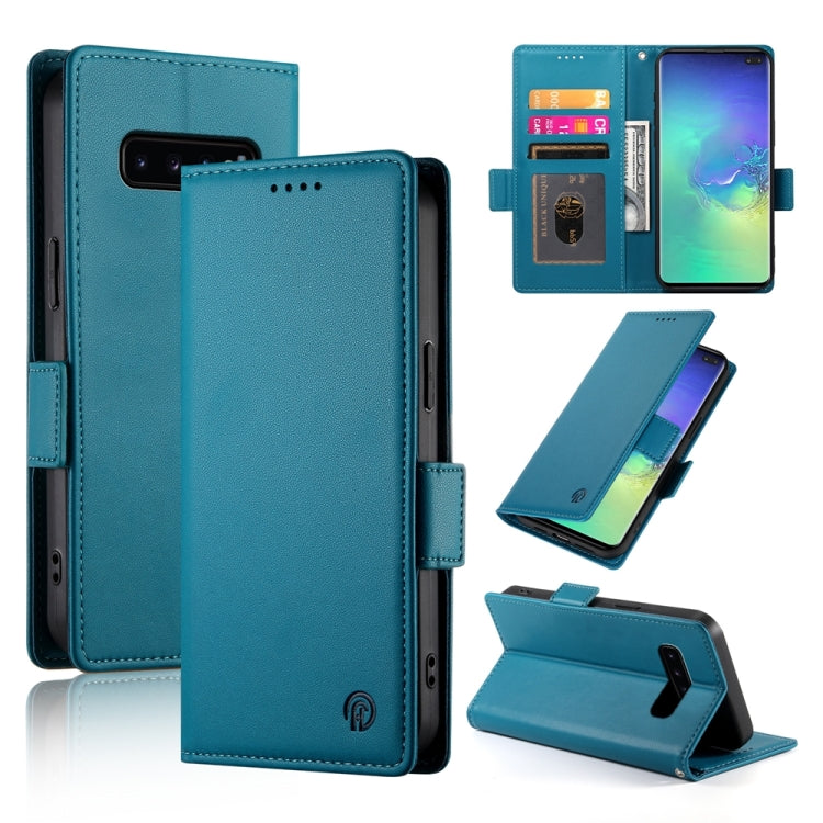 Side Buckle Magnetic Frosted Leather Phone Case