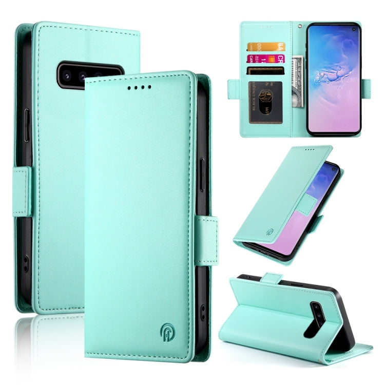 Side Buckle Magnetic Frosted Leather Phone Case
