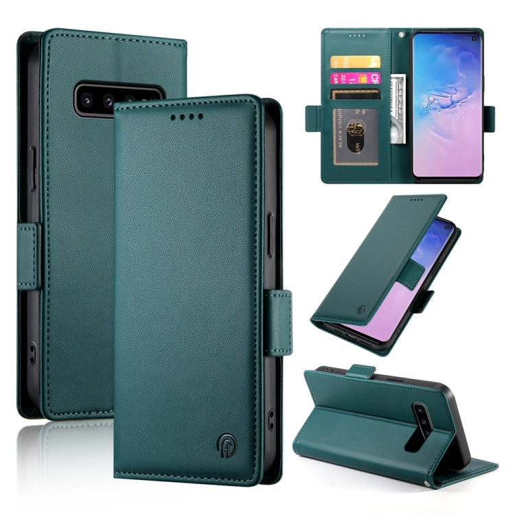 Side Buckle Magnetic Frosted Leather Phone Case