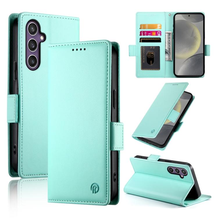 Side Buckle Magnetic Frosted Leather Phone Case