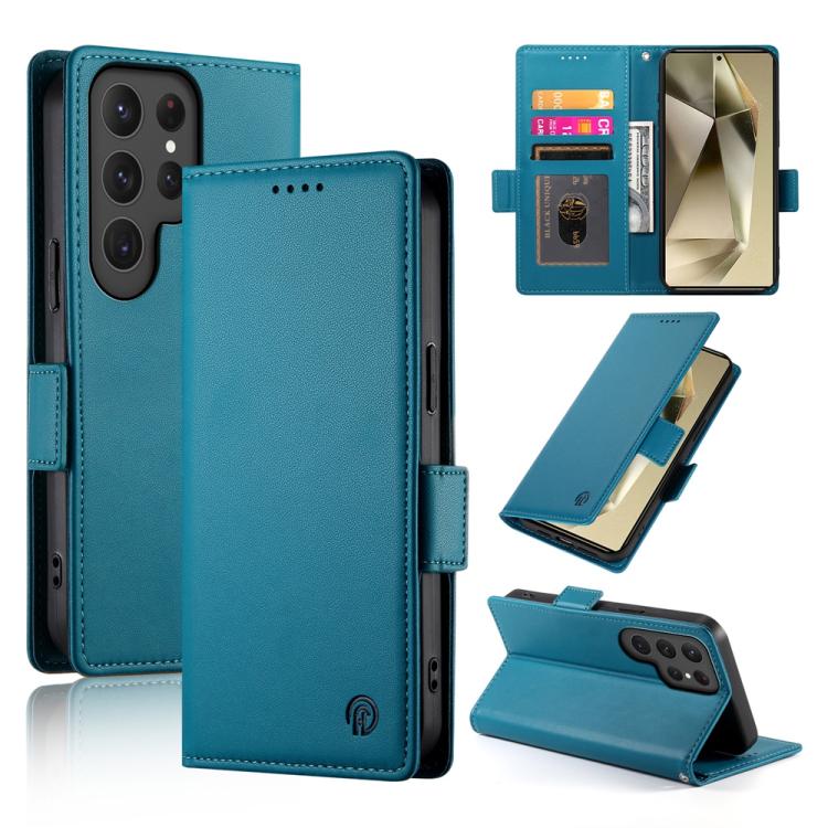 Side Buckle Magnetic Frosted Leather Phone Case