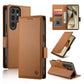 Side Buckle Magnetic Frosted Leather Phone Case