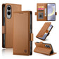 Side Buckle Magnetic Frosted Leather Phone Case