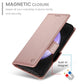 Side Buckle Magnetic Frosted Leather Phone Case