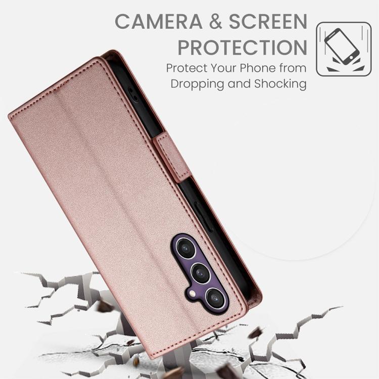 Side Buckle Magnetic Frosted Leather Phone Case