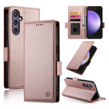 Side Buckle Magnetic Frosted Leather Phone Case