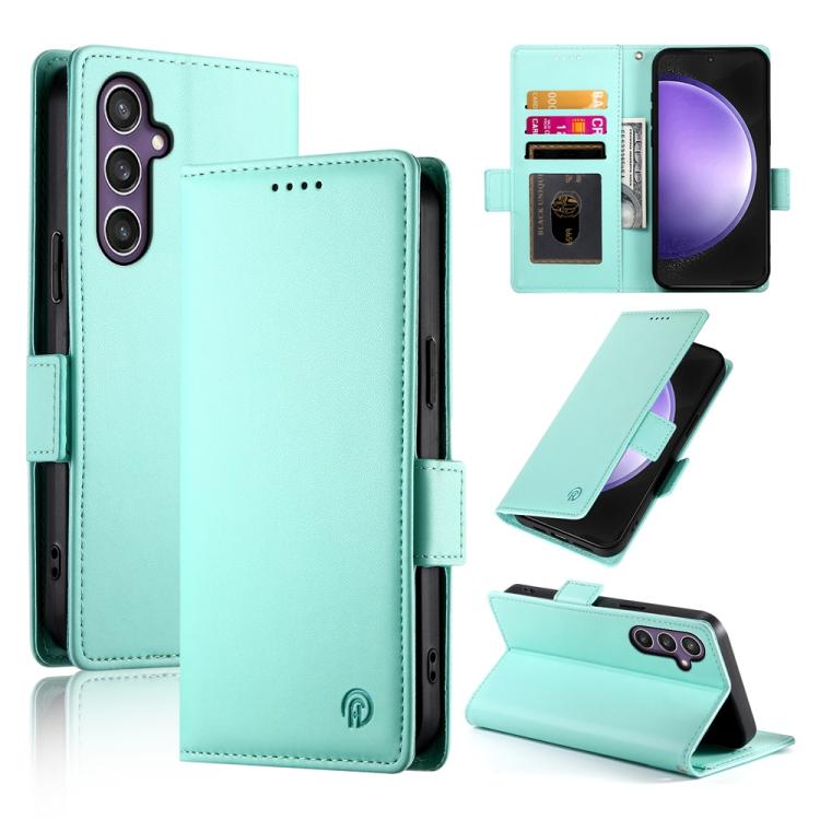 Side Buckle Magnetic Frosted Leather Phone Case