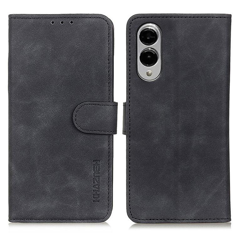 KHAZNEH Retro Texture Horizontal Flip Leather Phone Case, For Samsung Galaxy S25 FE 5G, For Samsung Galaxy S25 Edge 5G, For Samsung Galaxy S25 Ultra 5G, For Samsung Galaxy S24 FE 5G