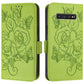Embossed Rose RFID Anti-theft Leather Phone Case