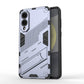 Punk Armor 2 in 1 PC + TPU Shockproof Phone Case with Invisible Holder, For Samsung Galaxy S25 Edge 5G, For Samsung Galaxy S25 5G, For Samsung Galaxy S25+ 5G, For Samsung Galaxy S25 Ultra 5G, For Samsung Galaxy S24 FE 5G