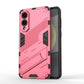 Punk Armor 2 in 1 PC + TPU Shockproof Phone Case with Invisible Holder, For Samsung Galaxy S25 Edge 5G, For Samsung Galaxy S25 5G, For Samsung Galaxy S25+ 5G, For Samsung Galaxy S25 Ultra 5G, For Samsung Galaxy S24 FE 5G