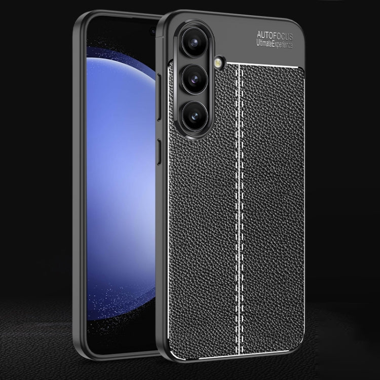 Litchi Texture Shockproof TPU Phone Case, For Samsung Galaxy S25 Edge 5G, For Samsung Galaxy S25 5G, For Samsung Galaxy S25+ 5G, For Samsung Galaxy S25 Ultra 5G, For Samsung Galaxy S24 FE 5G