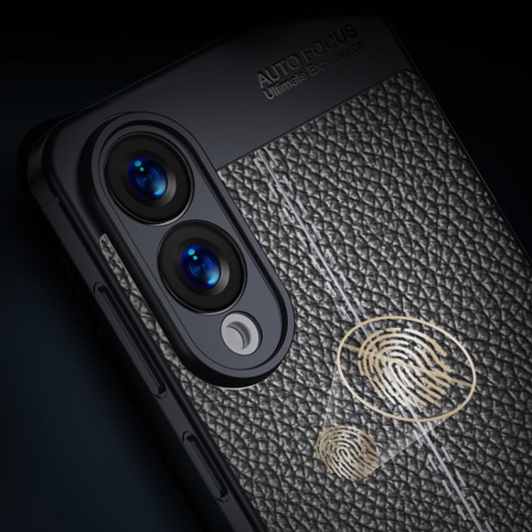 Litchi Texture Shockproof TPU Phone Case, For Samsung Galaxy S25 Edge 5G, For Samsung Galaxy S25 5G, For Samsung Galaxy S25+ 5G, For Samsung Galaxy S25 Ultra 5G, For Samsung Galaxy S24 FE 5G